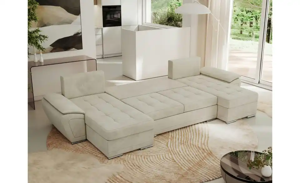 Wohnlandschaft Beige, Funktionsansicht