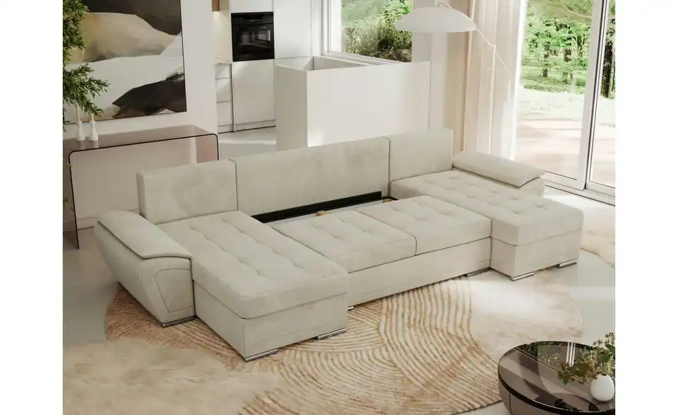 Wohnlandschaft Beige, in Wohnsituation