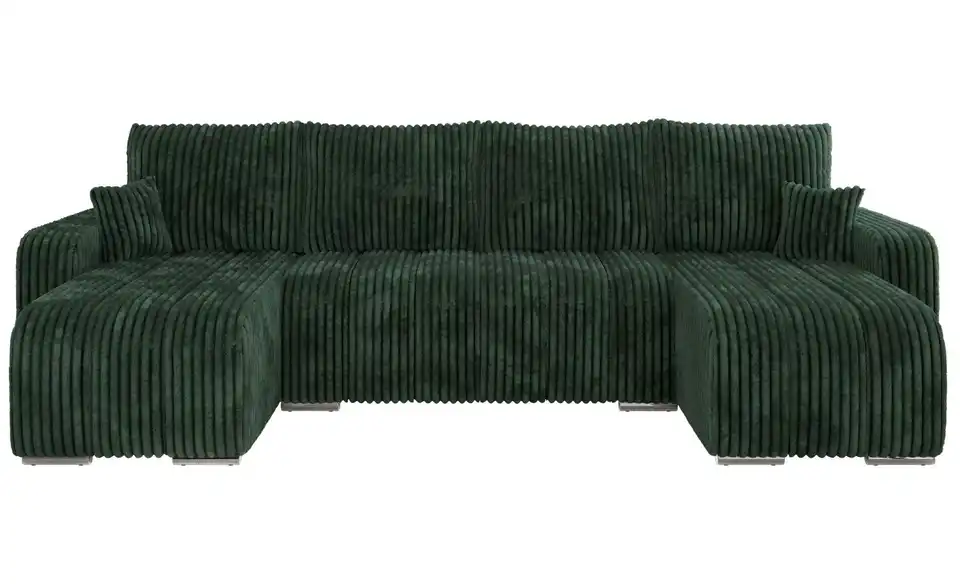 Wohnlandschaft Grün, Frontansicht