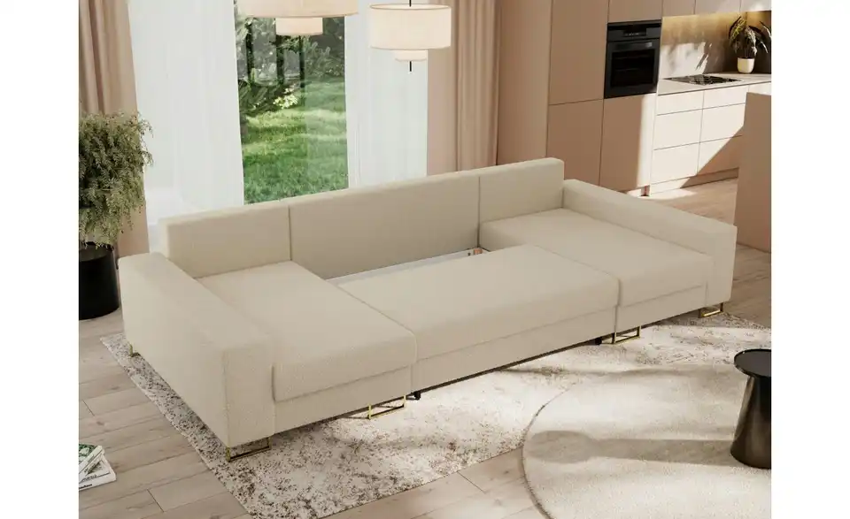 Wohnlandschaft Beige, Funktionsansicht