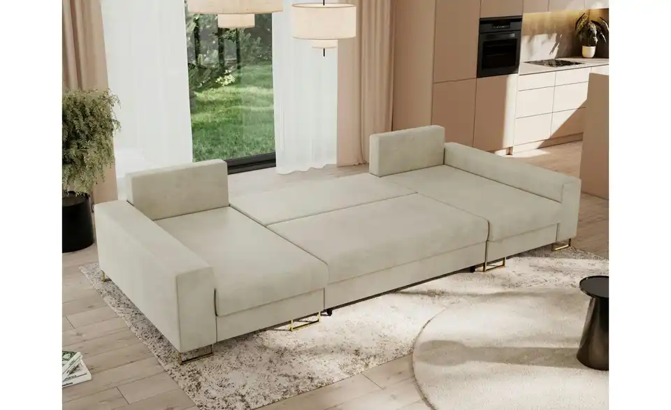 Wohnlandschaft Beige, in Wohnsituation