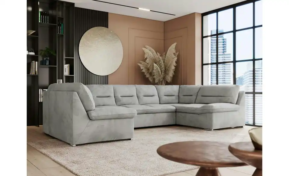 Wohnlandschaft Hellgrau, in Wohnsituation