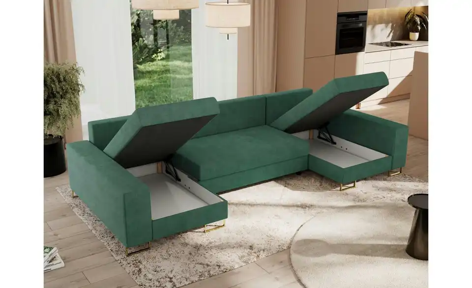 Wohnlandschaft Grün, in Wohnsituation