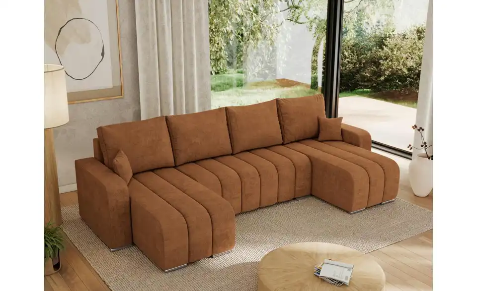 Wohnlandschaft Orange, in Wohnsituation