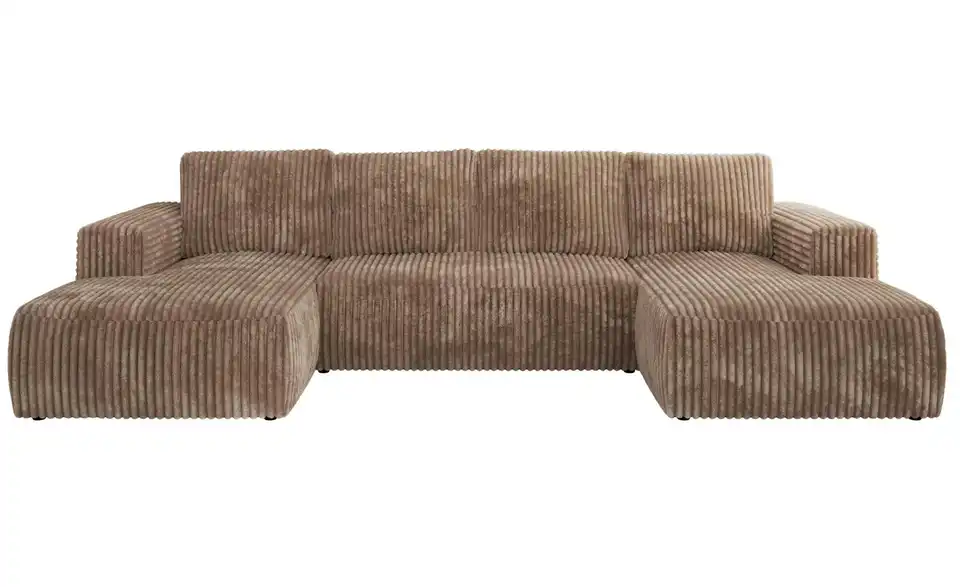 Wohnlandschaft Braun, Frontansicht