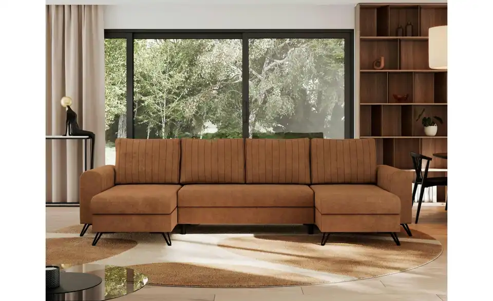 Wohnlandschaft Orange, in Wohnsituation