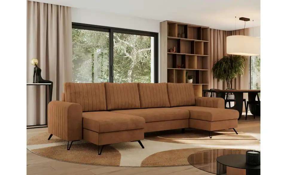 Wohnlandschaft Orange, in Wohnsituation