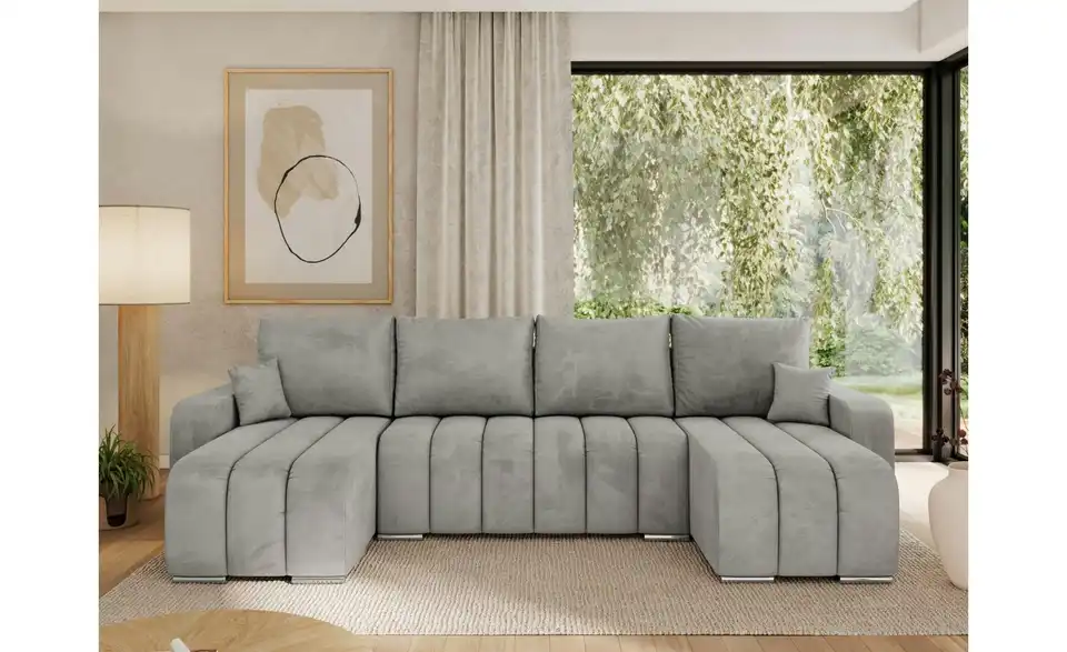 Wohnlandschaft Hellgrau, in Wohnsituation