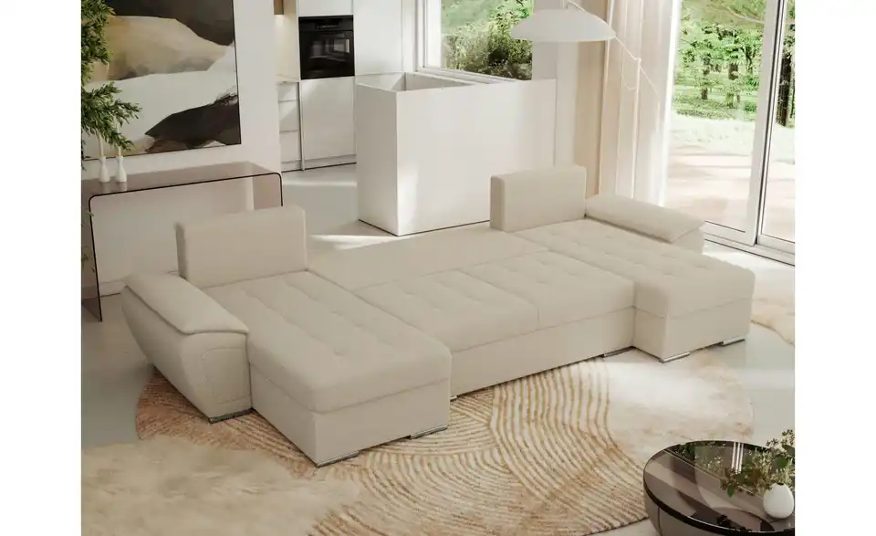 Wohnlandschaft Beige, Funktionsansicht