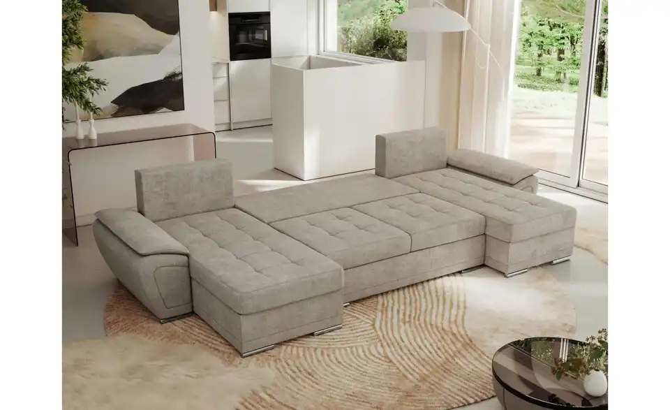 Wohnlandschaft Beige, Funktionsansicht