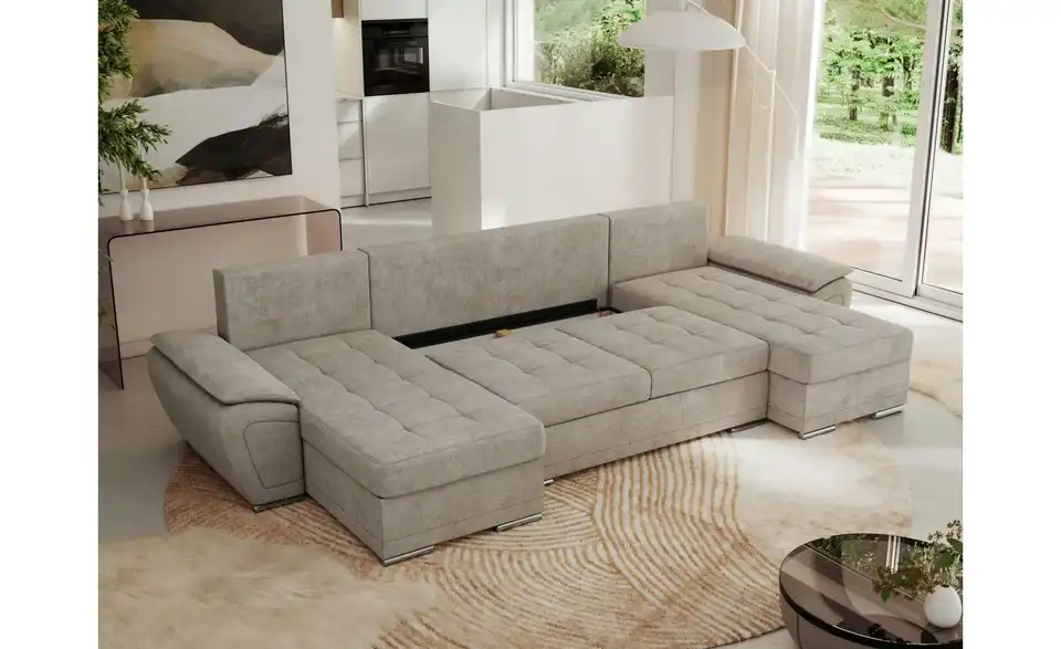 Wohnlandschaft Beige, in Wohnsituation