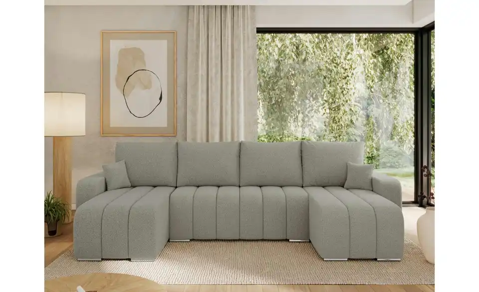 Wohnlandschaft Hellgrau, in Wohnsituation