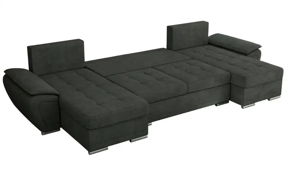 Wohnlandschaft Dunkelgrau, Detailansicht