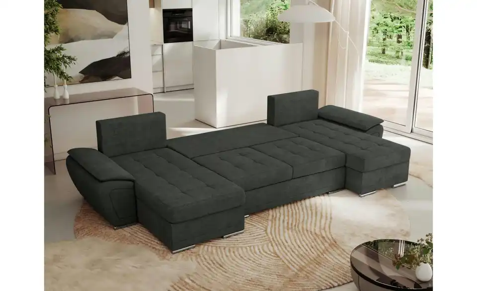 Wohnlandschaft Dunkelgrau, Funktionsansicht