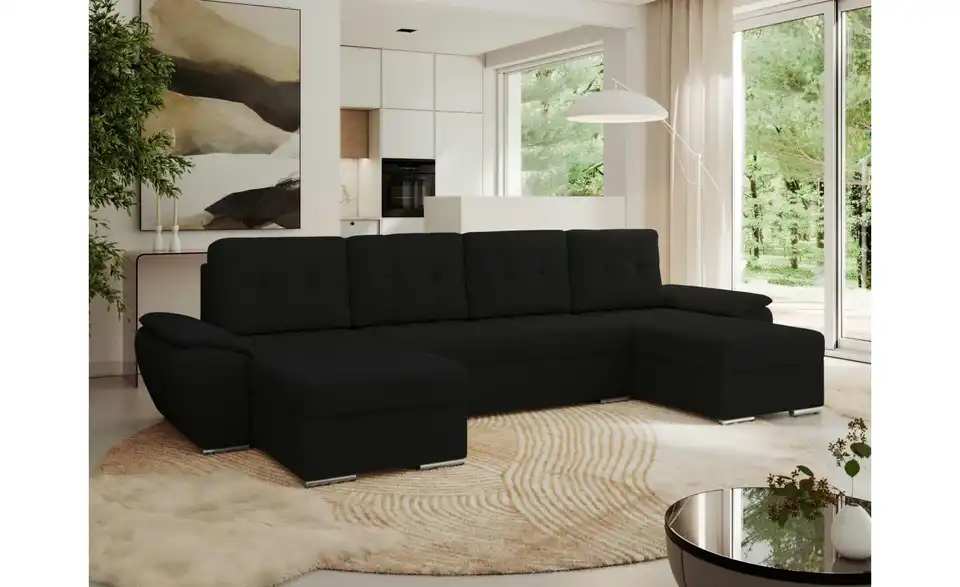 Wohnlandschaft Schwarz, in Wohnsituation