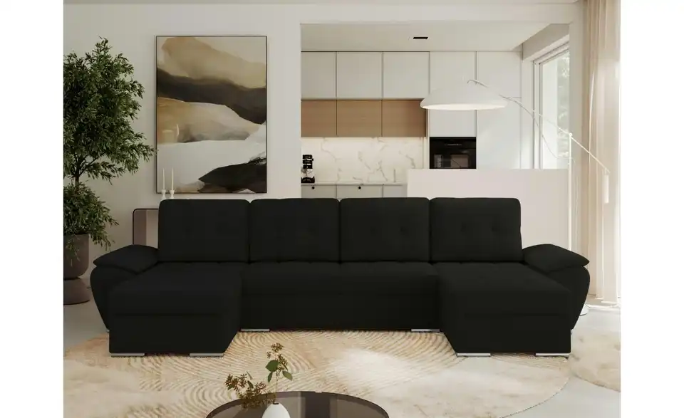 Wohnlandschaft Schwarz, in Wohnsituation