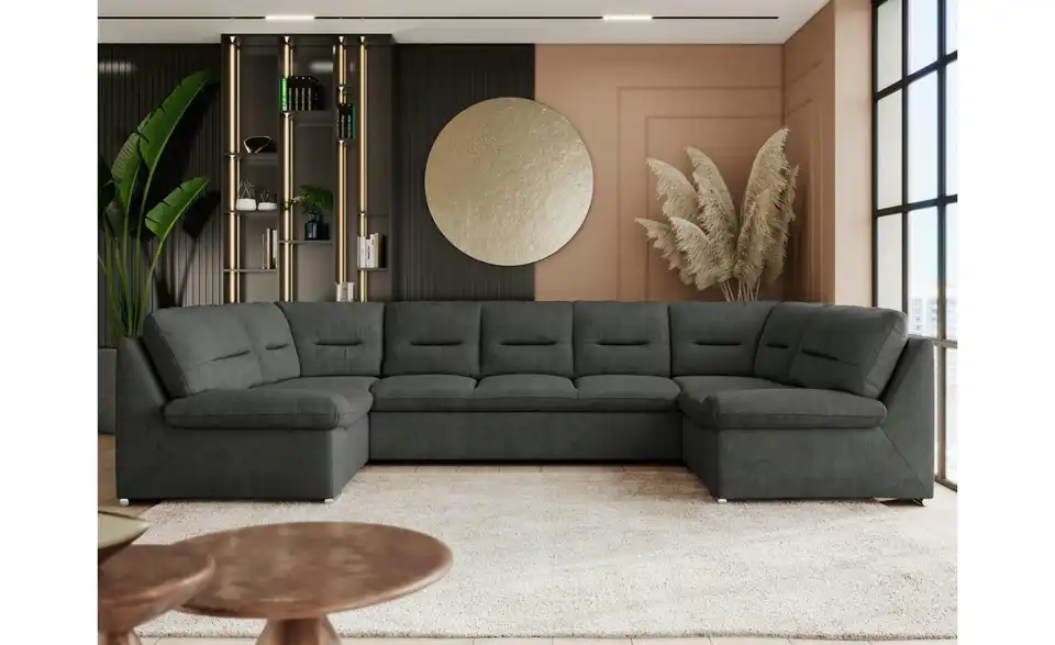 Wohnlandschaft Dunkelgrau, in Wohnsituation