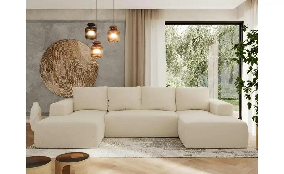 Wohnlandschaft Beige, in Wohnsituation