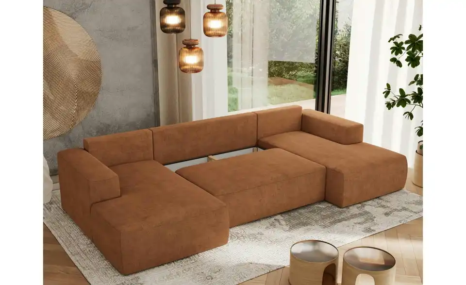 Wohnlandschaft Orange, in Wohnsituation