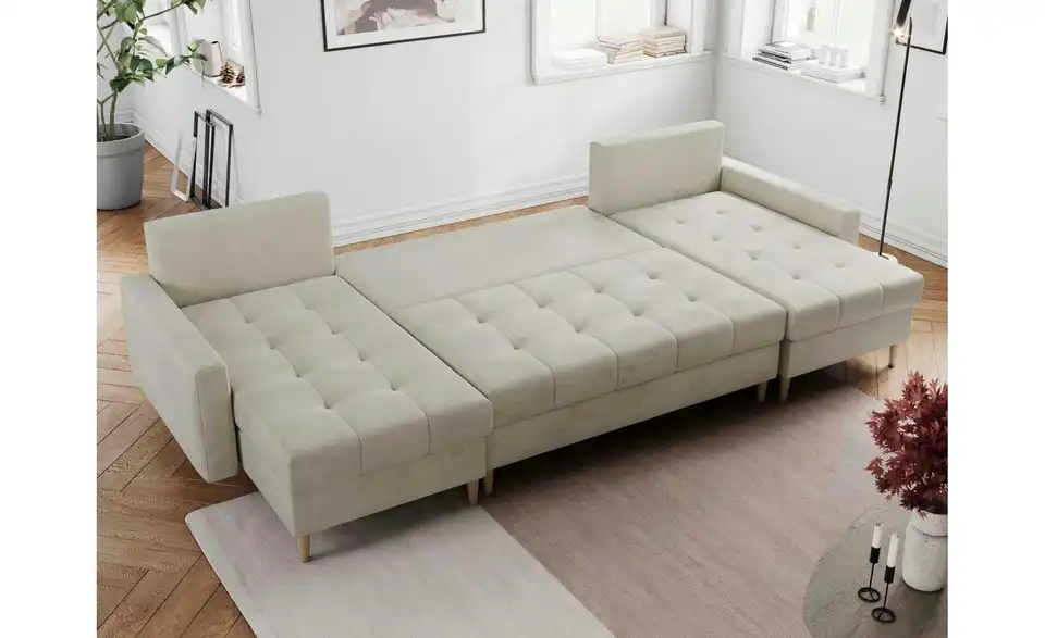 Wohnlandschaft Beige, in Wohnsituation