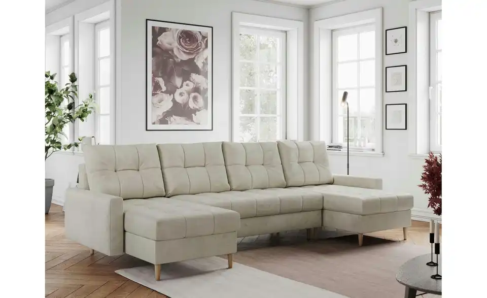 Wohnlandschaft Beige, in Wohnsituation