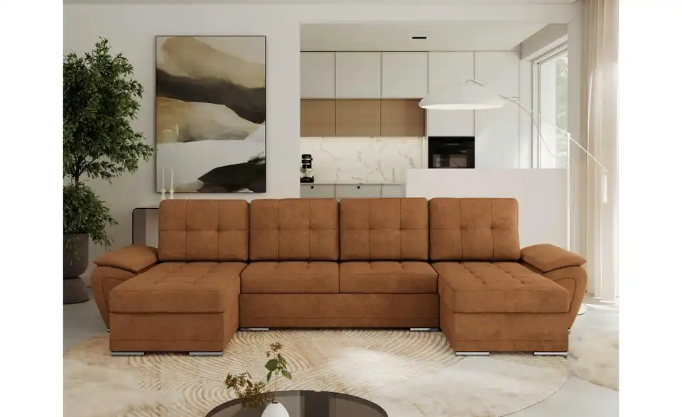 Wohnlandschaft Orange, in Wohnsituation