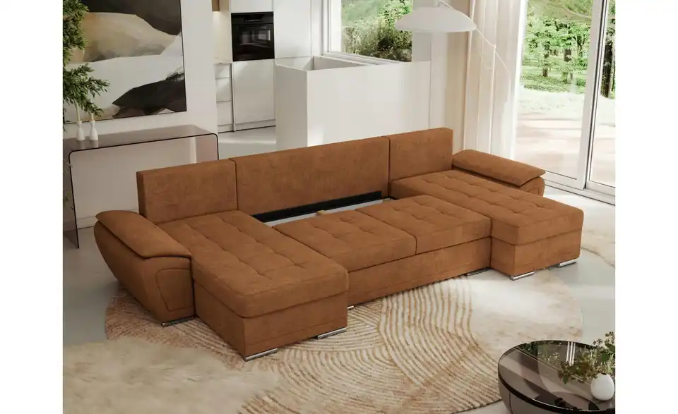 Wohnlandschaft Orange, in Wohnsituation