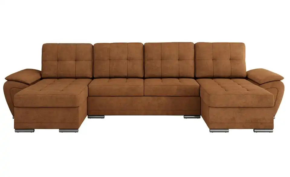 Wohnlandschaft Orange, Frontansicht