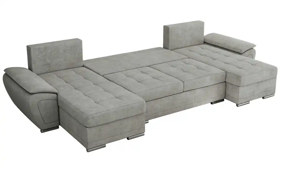 Wohnlandschaft Hellgrau, Detailansicht