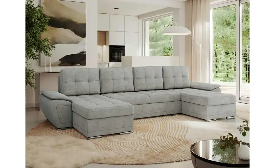 Wohnlandschaft Hellgrau, in Wohnsituation