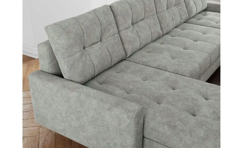 Wohnlandschaft Hellgrau, Detailansicht