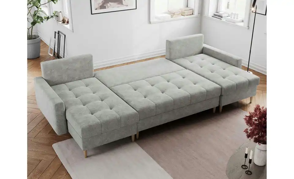 Wohnlandschaft Hellgrau, in Wohnsituation