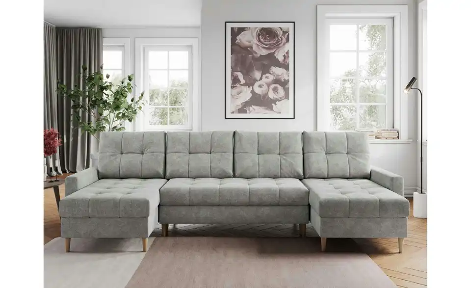 Wohnlandschaft Hellgrau, in Wohnsituation