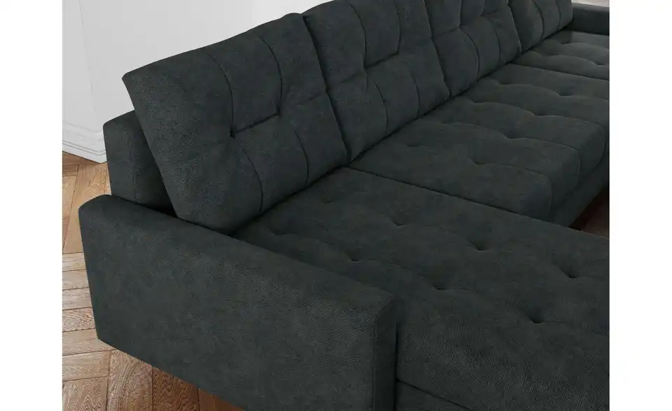 Wohnlandschaft Dunkelgrau, Detailansicht