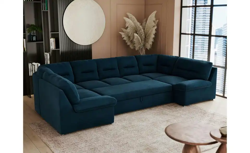 Wohnlandschaft Dunkelblau, Funktionsansicht