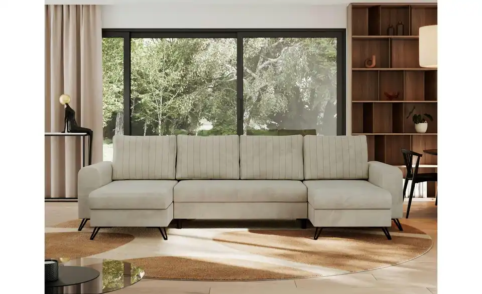 Wohnlandschaft Beige, in Wohnsituation