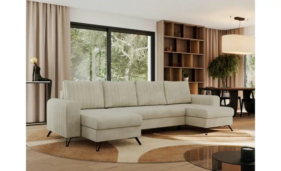 Wohnlandschaft Beige, in Wohnsituation