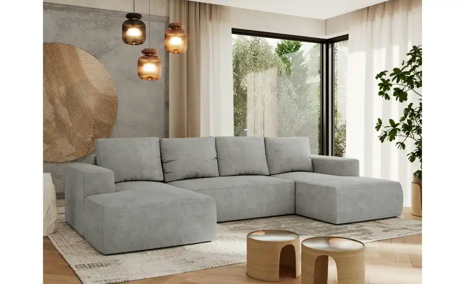 Wohnlandschaft Hellgrau, in Wohnsituation