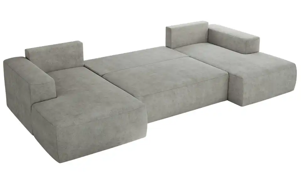 Wohnlandschaft Hellgrau, Detailansicht