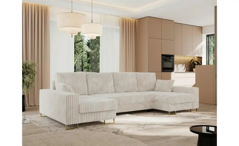 Wohnlandschaft Beige, in Wohnsituation