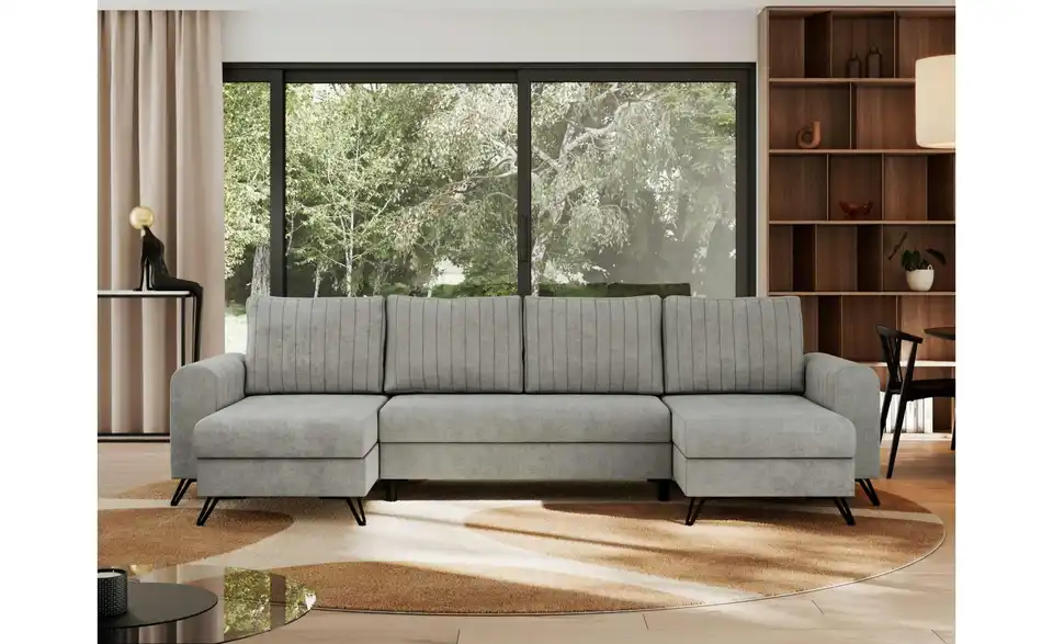 Wohnlandschaft Hellgrau, in Wohnsituation