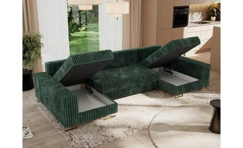 Wohnlandschaft Grün, in Wohnsituation