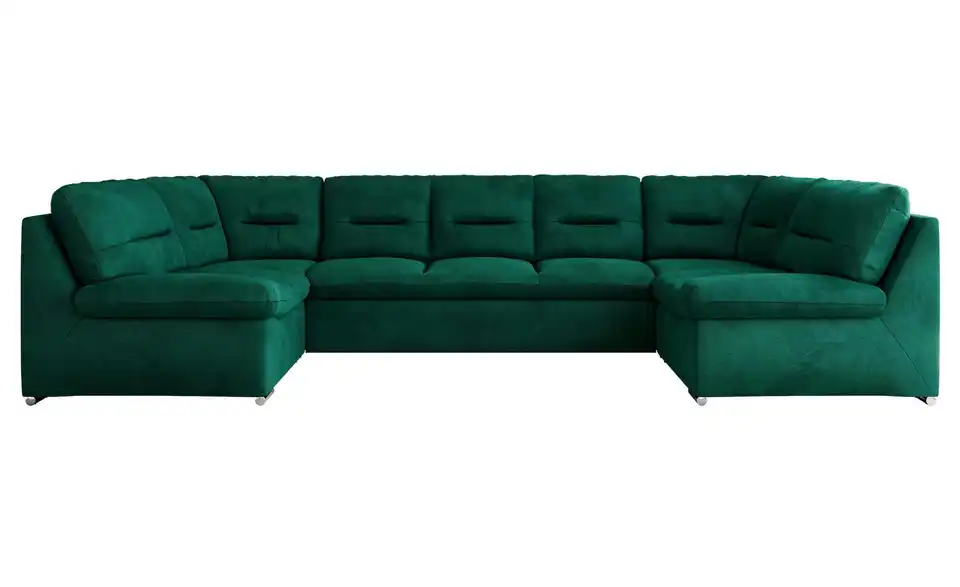 Wohnlandschaft Dunkelgrün, Frontansicht