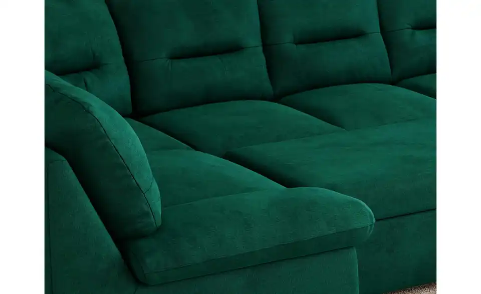 Wohnlandschaft Dunkelgrün, Detailansicht