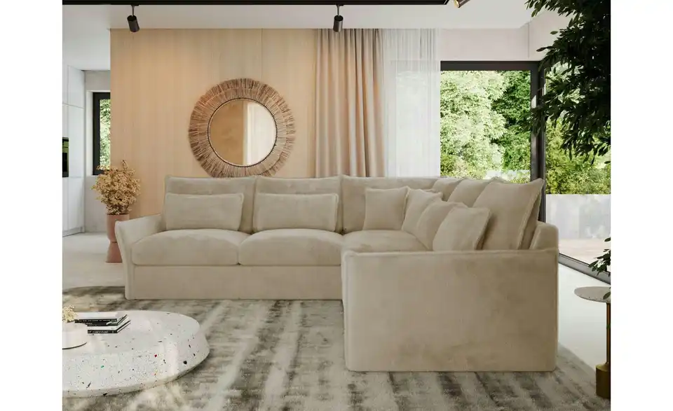 Ecksofa Veroso, in Wohnsituation