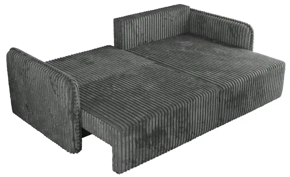 Ecksofa Dunkelgrau, Detailansicht