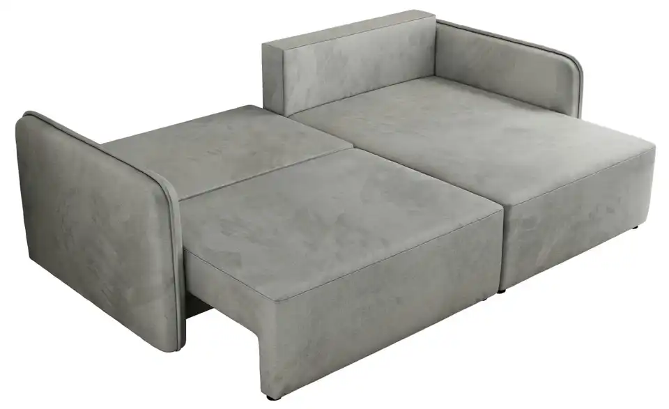 Ecksofa Hellgrau, Detailansicht