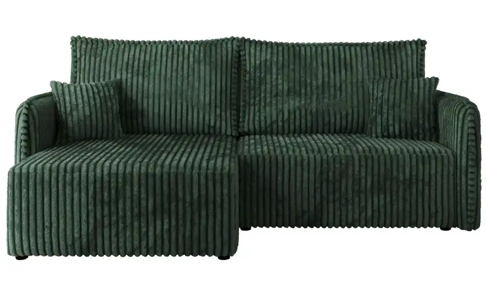 Ecksofa Grün, Frontansicht