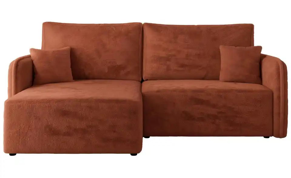 Ecksofa Orange, Frontansicht