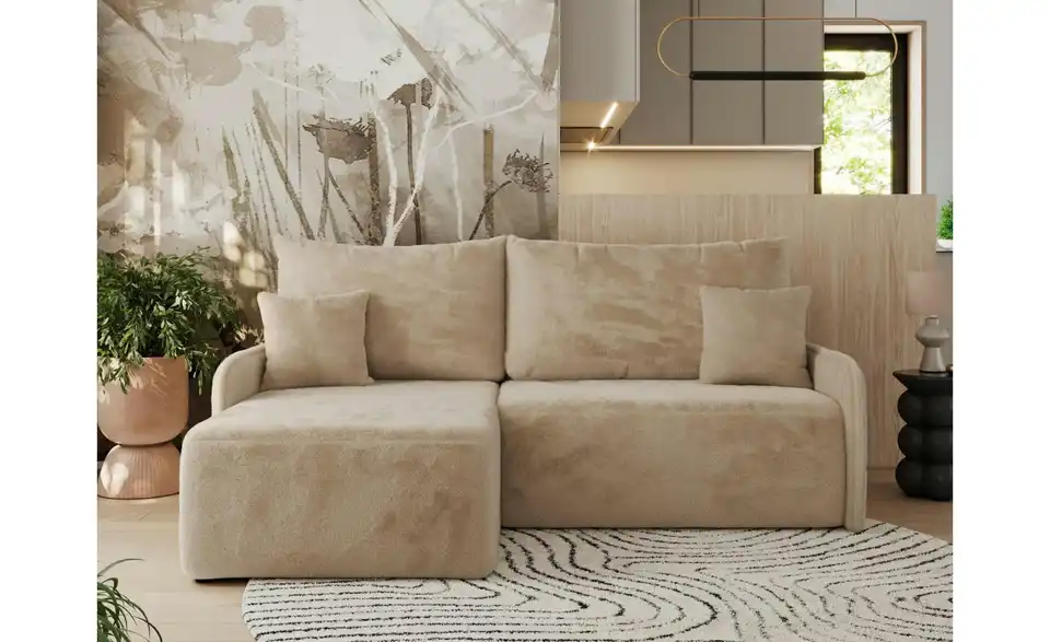 Ecksofa Arpa mit Schlaffunktion, in Wohnsituation